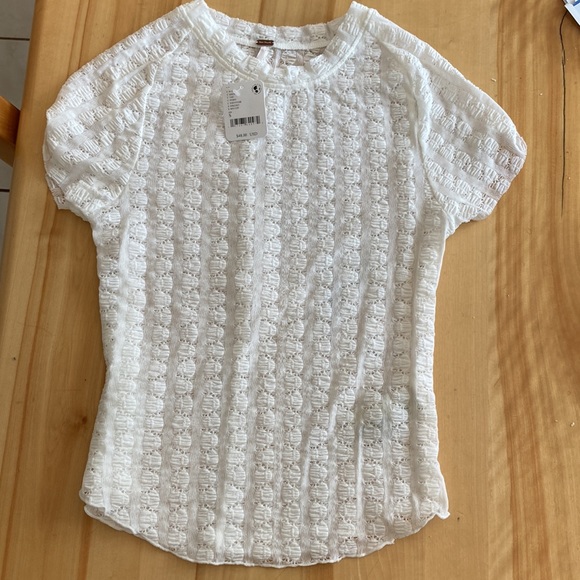 Free people Maggie Tee in White - Picture 6 of 6